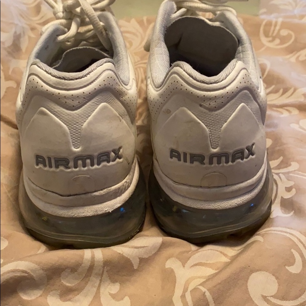 Nike Fitsole White Tennis Shoes Size 7.5 - Picture 3 of 6